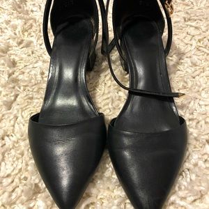 Black Closed Toe Heel